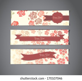 tree vintage banners