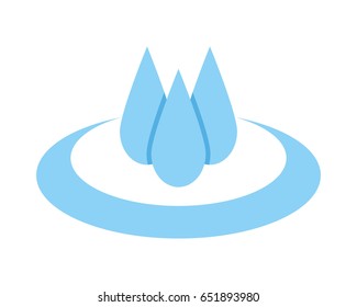 Tree Water Drop Logo