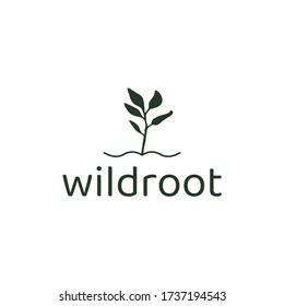 tree, Wildroot Logo Vector and Natural, Organic