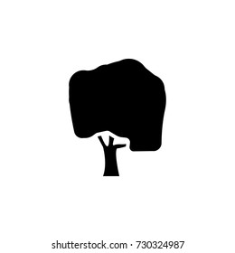 tree willow icon on white background