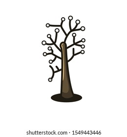 Tree winter Christmas vector illustration