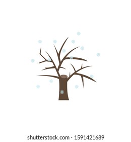 Tree in winter snow color icon. Elements of winter wonderland multi colored icons. Premium quality graphic design icon on white background