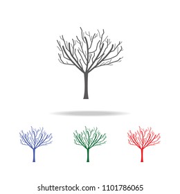 tree without leaves icon. Elements of trees in multi colored icons. Premium quality graphic design icon. Simple icon for websites, web design, mobile app, info graphics on white background