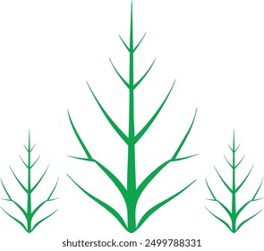 Tree without leaves vector, illustration