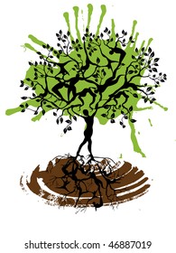 Tree woman
