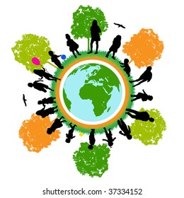 tree world ,children