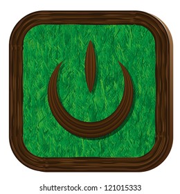 tree-herbal power off icon
