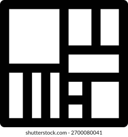 Treemapping, Treemap, Icono de esquema de mapeo