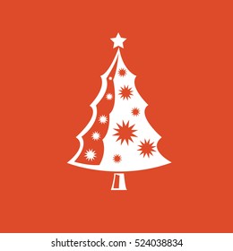 
Tree,merry christmas design,clean vector