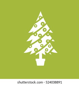 
Tree,merry christmas design,clean vector