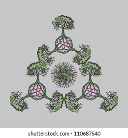 Tree-monster ornament