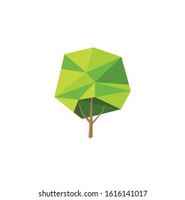 
Trees abstract pictogram Vector İcon İllustration