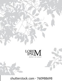 Trees background. forest. Vector