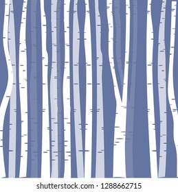 Trees background. The trunk and leaves in separate layers. Vector. a forest image