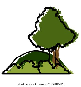 Trees and bushes