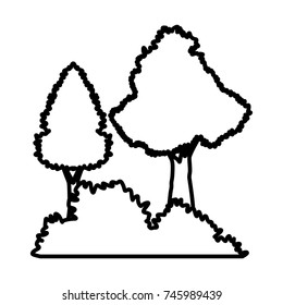 Trees and bushes