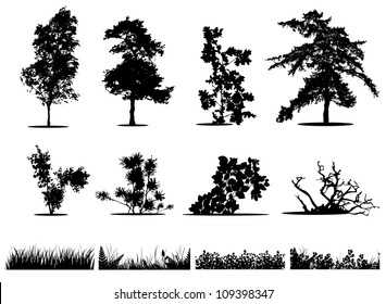 111,803 Silhouette of the bush Images, Stock Photos & Vectors ...