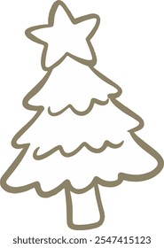 trees christmas for printing, pattren, icon, vector, christmas event