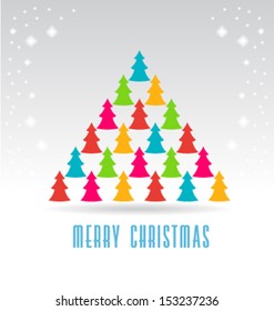 Trees Christmas Tree Color Vector