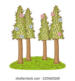 trees cute nature