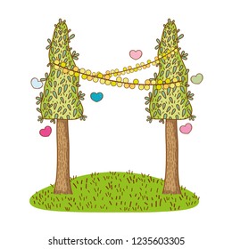 trees cute nature
