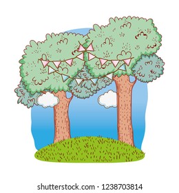 trees cute nature