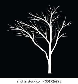 Trees with dead branch