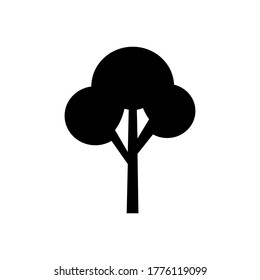 Trees, forest, plant icon set