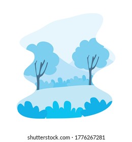 árboles plantas forestales paisaje gráfico gráfico