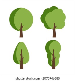 trees in green natural plant