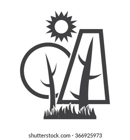 Trees icon. 