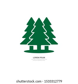 Trees icon design. vector illustration