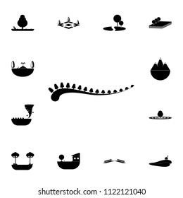 Trees icon. Detailed set of Park and landscape icons. Premium quality graphic design sign. One of the collection icons for websites, web design, mobile app on white background