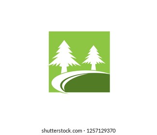 Royaltyfree Pine Trees Logo Template Stock Vector (Royalty Free ...