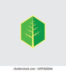 Trees Icon With Modern Concept