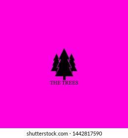 the trees icon sign signifier vector