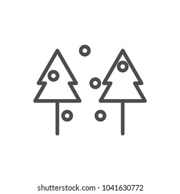 trees icon vector