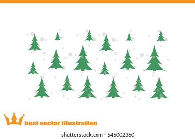 trees icon vector illustration