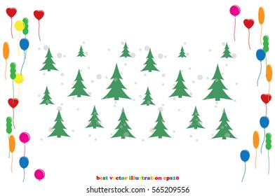 trees icon vector illustration