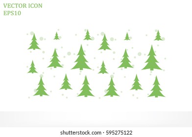 trees icon vector illustration.