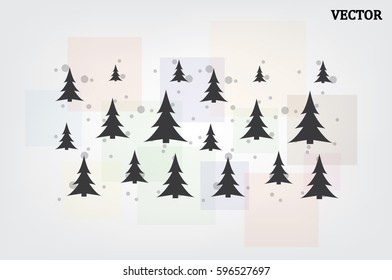 trees icon vector illustration