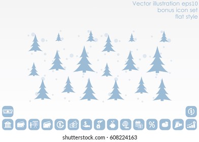 trees icon vector illustration