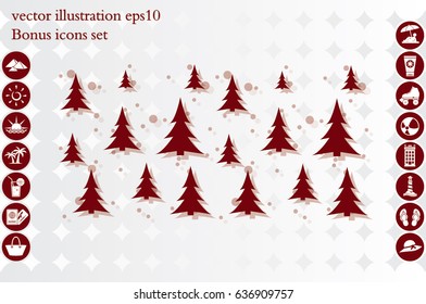 trees icon vector illustration