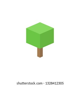 Trees icon. Vector illustration isometreic design