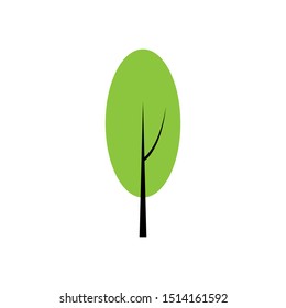 Trees Icon Vector Logo Illustration Template Design - Eps 10
