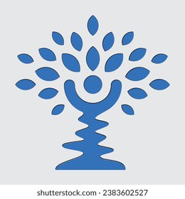 trees illustrations. Can be used to illustrate any nature or healthy lifestyle topic