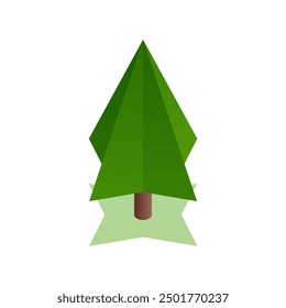 Trees Isometric Illustration Vector Collection
