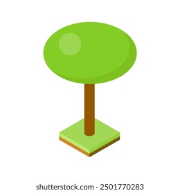 Trees Isometric Illustration Vector Collection