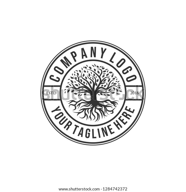 Trees Logo Design Stock Vector (Royalty Free) 1284742372 | Shutterstock