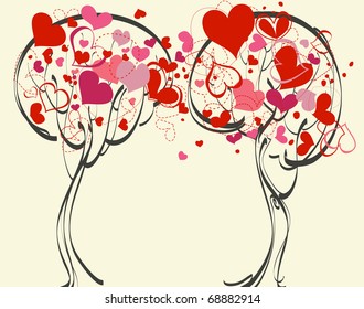 Trees in love